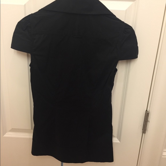 Black BCBG Blouse Size XS - Picture 4 of 6
